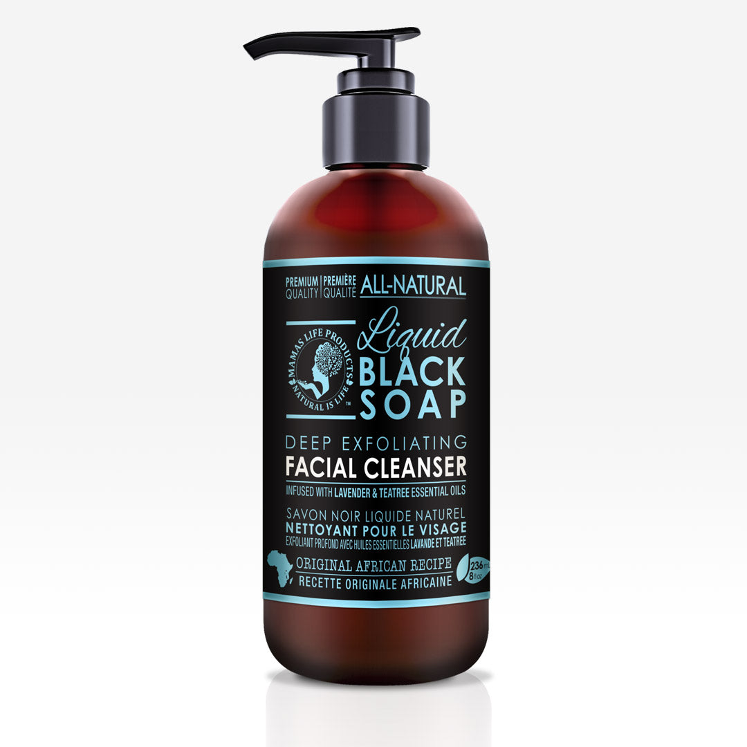 Liquid Black Soap Facial Cleanser